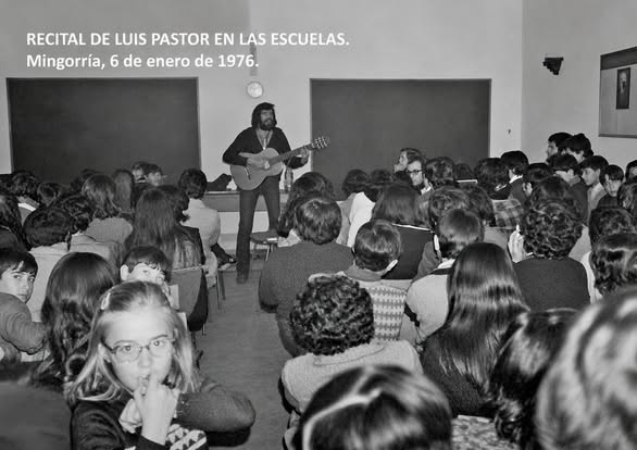 REENCUENTRO CON LUIS PASTOR, ICONO DE LA CANCIÓN PROTESTA, EN EL 50 ANIVERSARIO DE SU GIRA ABULENSE.