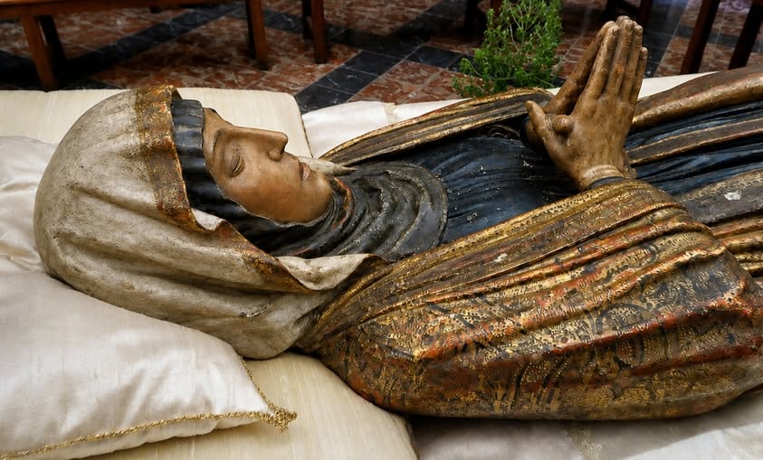 LA VIRGEN MARIA MUERTA DE LA PARROQUIA DE SANTA MARÍA LA MAYOR.