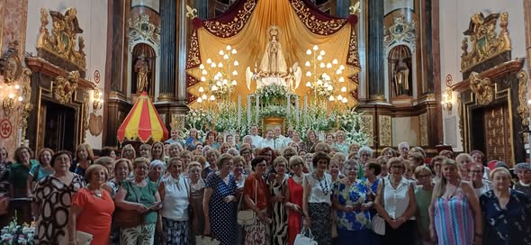 PARTICIPACIÓN EN LA EUCARISTÍA Y CULTOS A LA VIRGEN DE LAS NIEVES