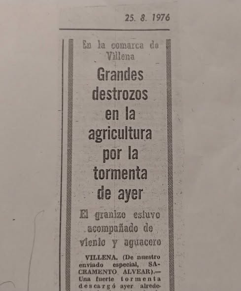 CINCUENTA AÑOS DEL PEDRISCO DEL 24 DE AGOSTO DE 1976 EN SAX.