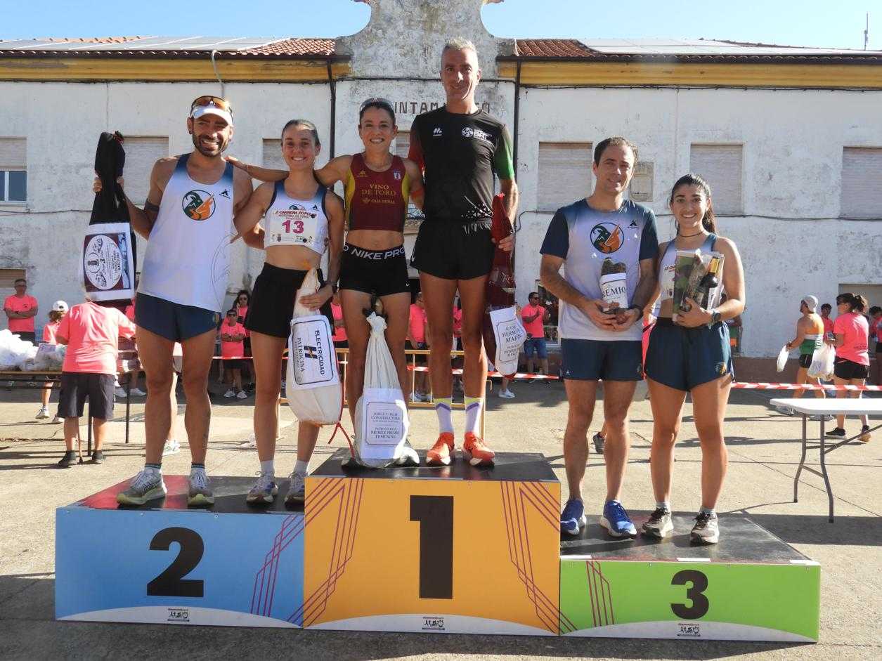 JOSÉ ANTONIO GÓMEZ Y VERÓNICA SÁNCHEZ GANAN LA XI CARERA POPULAR DE ALDEHUELA DE YELTES
