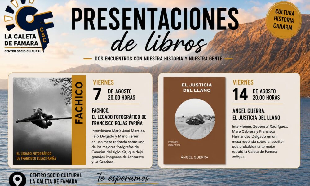 PRESENTACIÓN DE LIBROS EN LA CALETA DE FAMARA