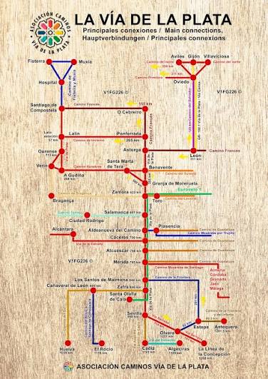 EL RECORRIDO DE LA VÍA DE LA PLATA QUE PASABA POR LA RONDA SUR DE CÁCERES