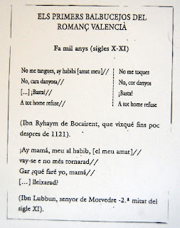 LA LENGUA VALENCIANA ANTES DE JAIME I