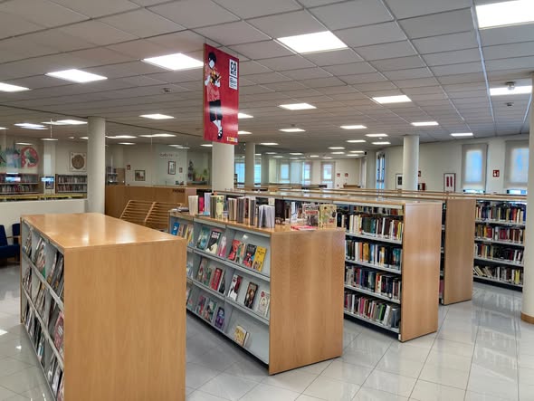 ¡QUÉ BIEN SE ESTÁ EN LA BIBLIOTECA!