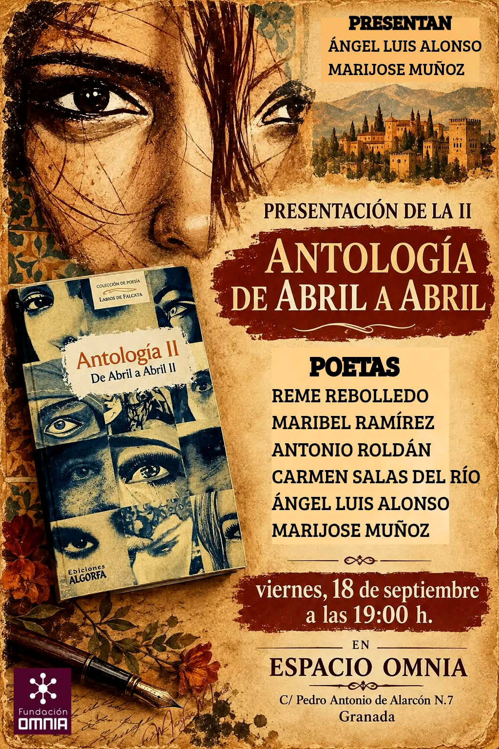 PRESENTACIÓN DE LA ANTOLOGÍA II “DE ABRIL A ABRIL”.