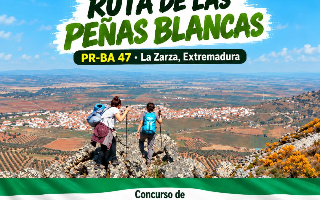 ¡ORGULLO EXTREMEÑO! LA RUTA DE LAS PEÑAS BLANCAS DE LA ZARZA, A UN PASO DE SER EL MEJOR SENDERO DE ESPAÑA 2026
