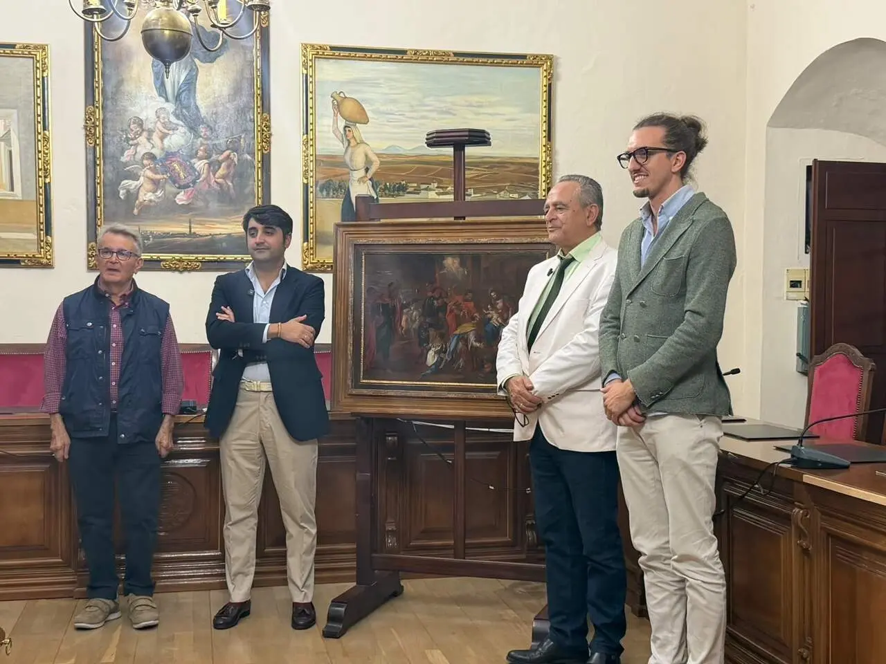 UNA OBRA INÉDITA DE ANTONIO PALOMINO APARECE TRES SIGLOS DESPUÉS Y SE EXPONE EN BUJALANCE GRACIAS AL COLECCIONISTA CORDOBÉS ANTONIO VARO PALMA