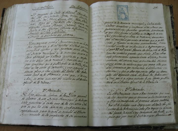 PROYECTO DE DIVISIÓN DE COLEGIOS ELECTORALES EN 1870