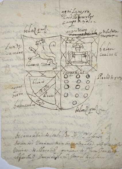 CARTA EMITIDA EN 1671 POR UN CENSATARIO