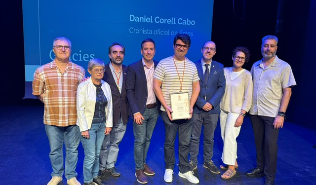 DANIEL CORELL ES NOMBRADO NUEVO CRONISTA OFICIAL DE FOYOS